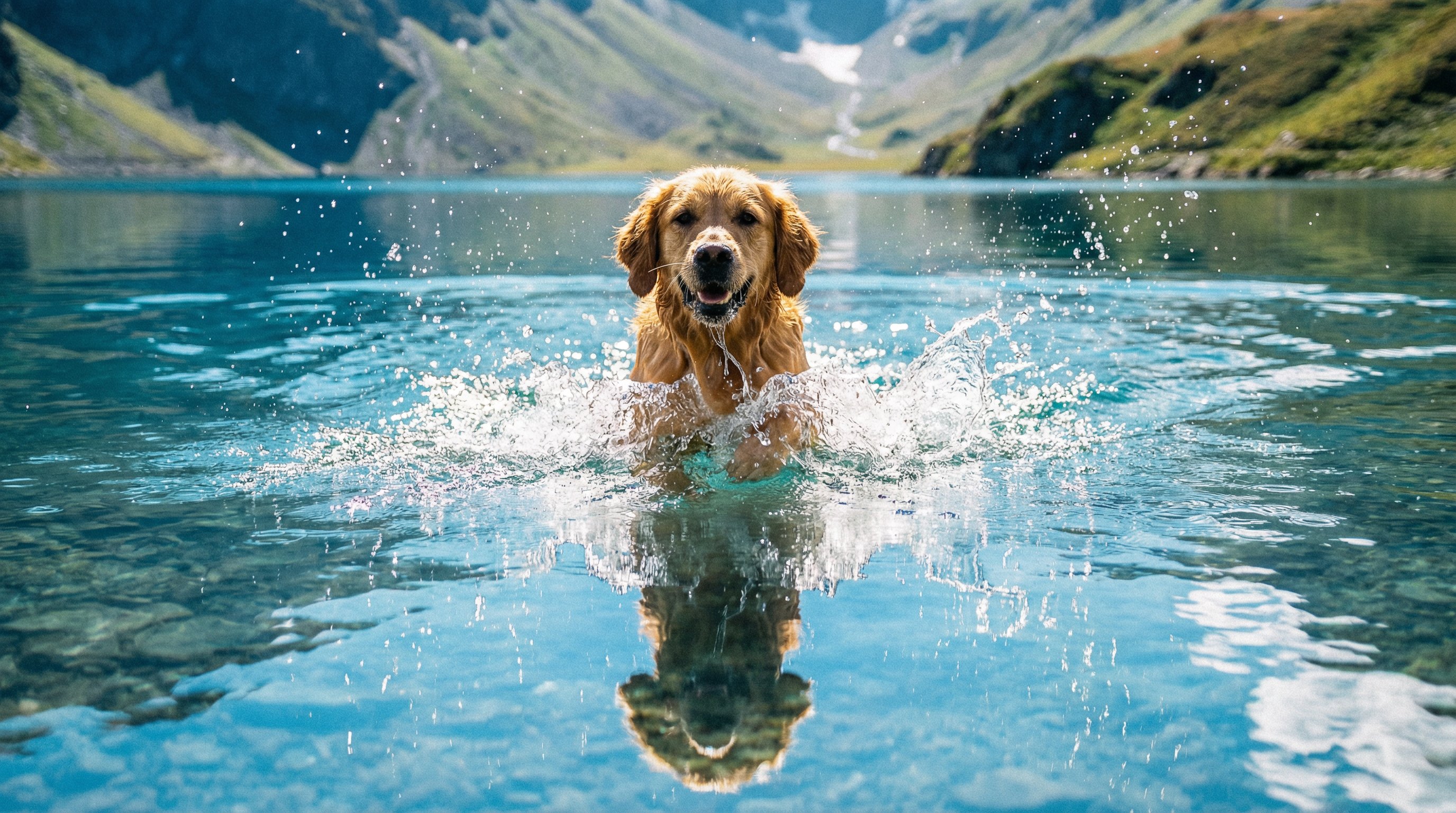 红桃视频金毛游泳视频